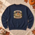 Maximum Relaxation Capybara Sweatshirt, alternate view, capybara relaxing in a hot spring