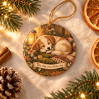 Personalized New pet Gotcha day Ornament, alternate view, gotcha day pet adoption ornament