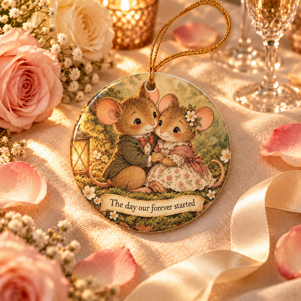 Personalized Engagement Ornament, She Said Yes engagement ornament, for newly engaged couples