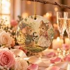 Personalized Engagement Ornament, alternate view, She Said Yes engagement ornament