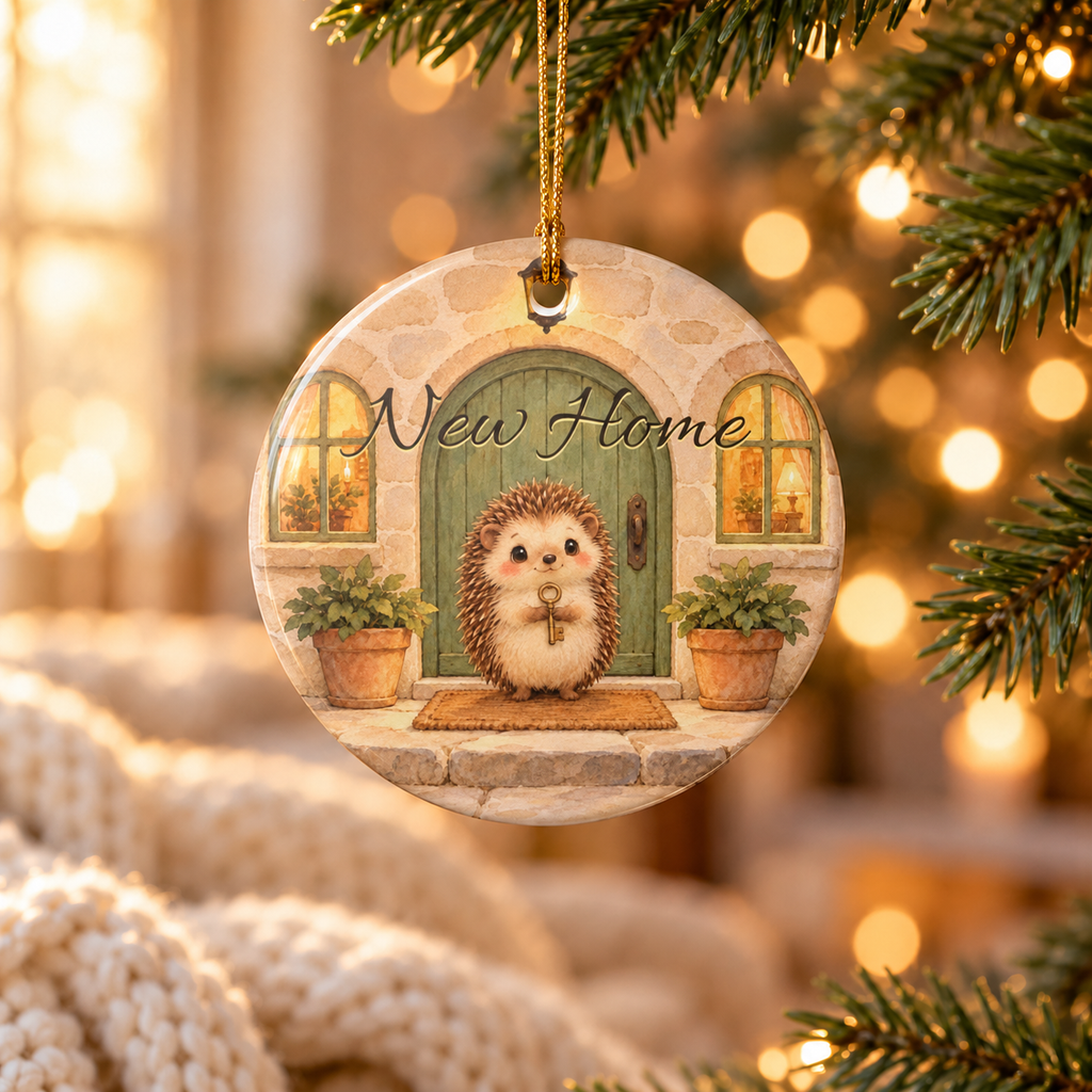 Personalized New Home Ornament, alternate view, new home ornament