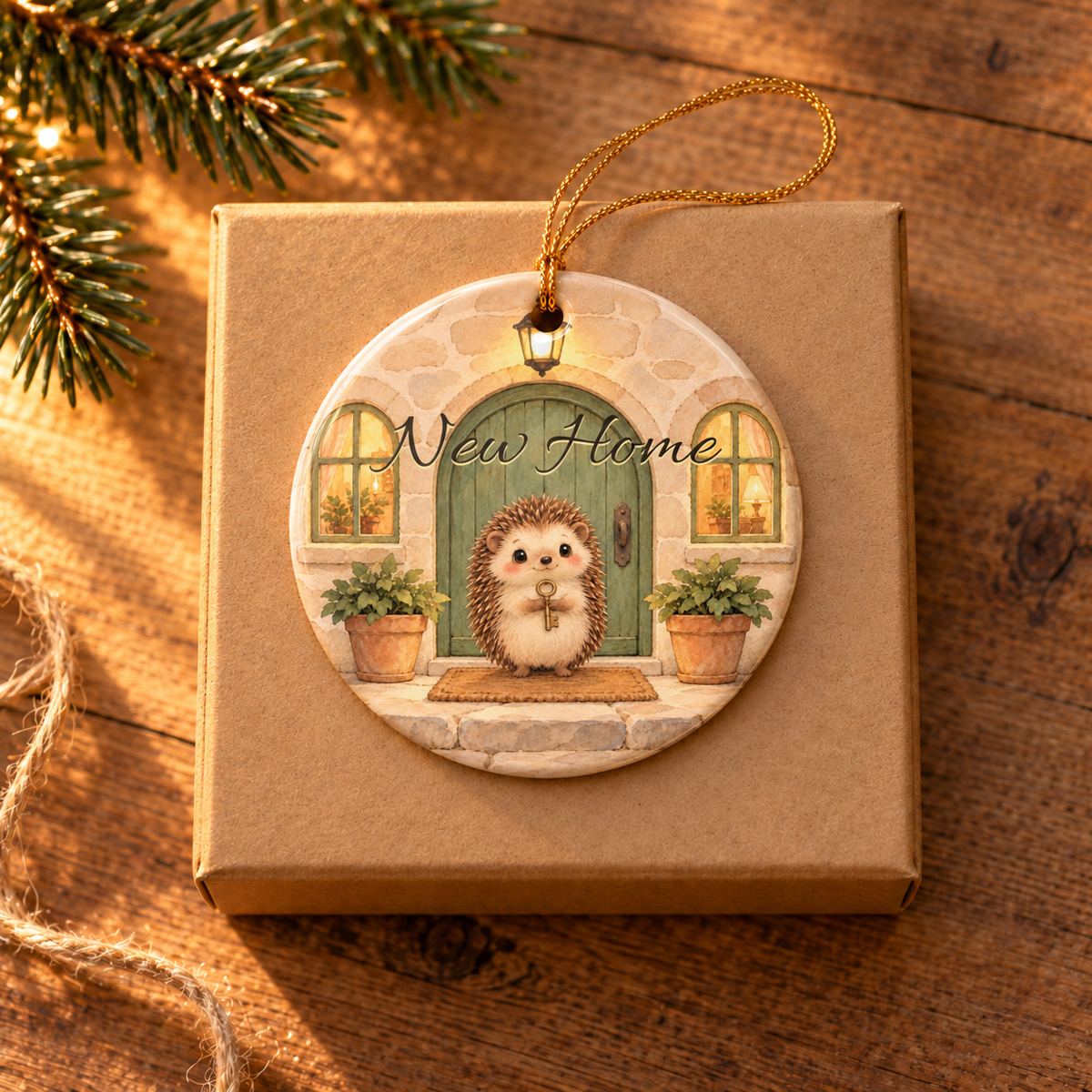 Personalized New Home Ornament, alternate view, new home ornament