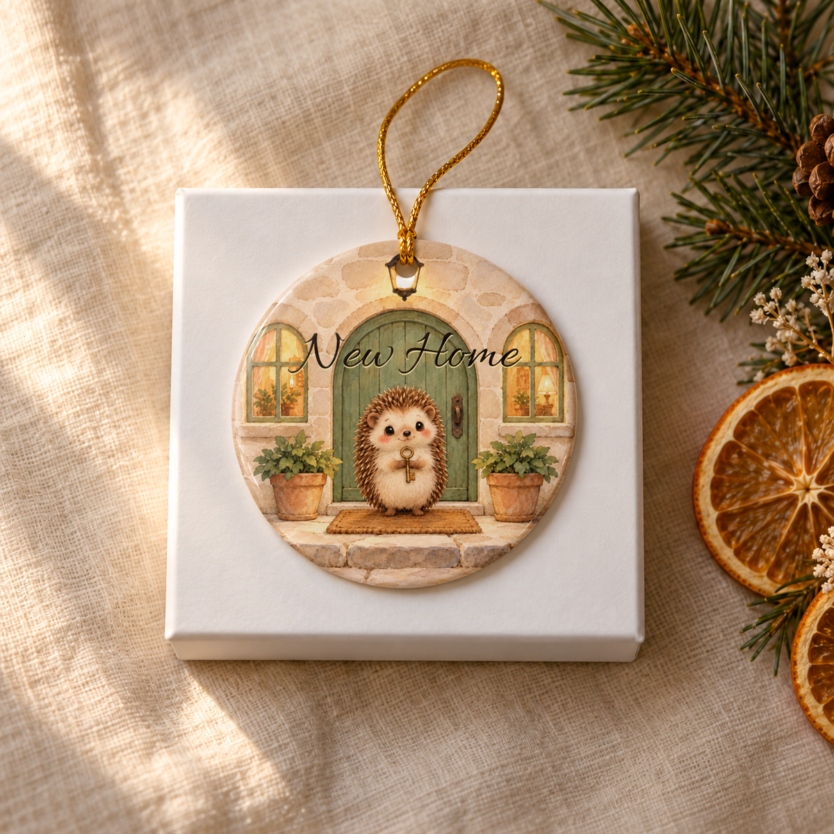 Personalized New Home Ornament, alternate view, new home ornament