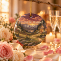 Personalized Been Together Since Ornament, anniversary ornament with custom names, for couples