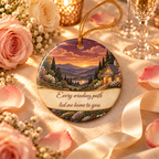 Personalized Been Together Since Ornament, alternate view, anniversary ornament with custom names