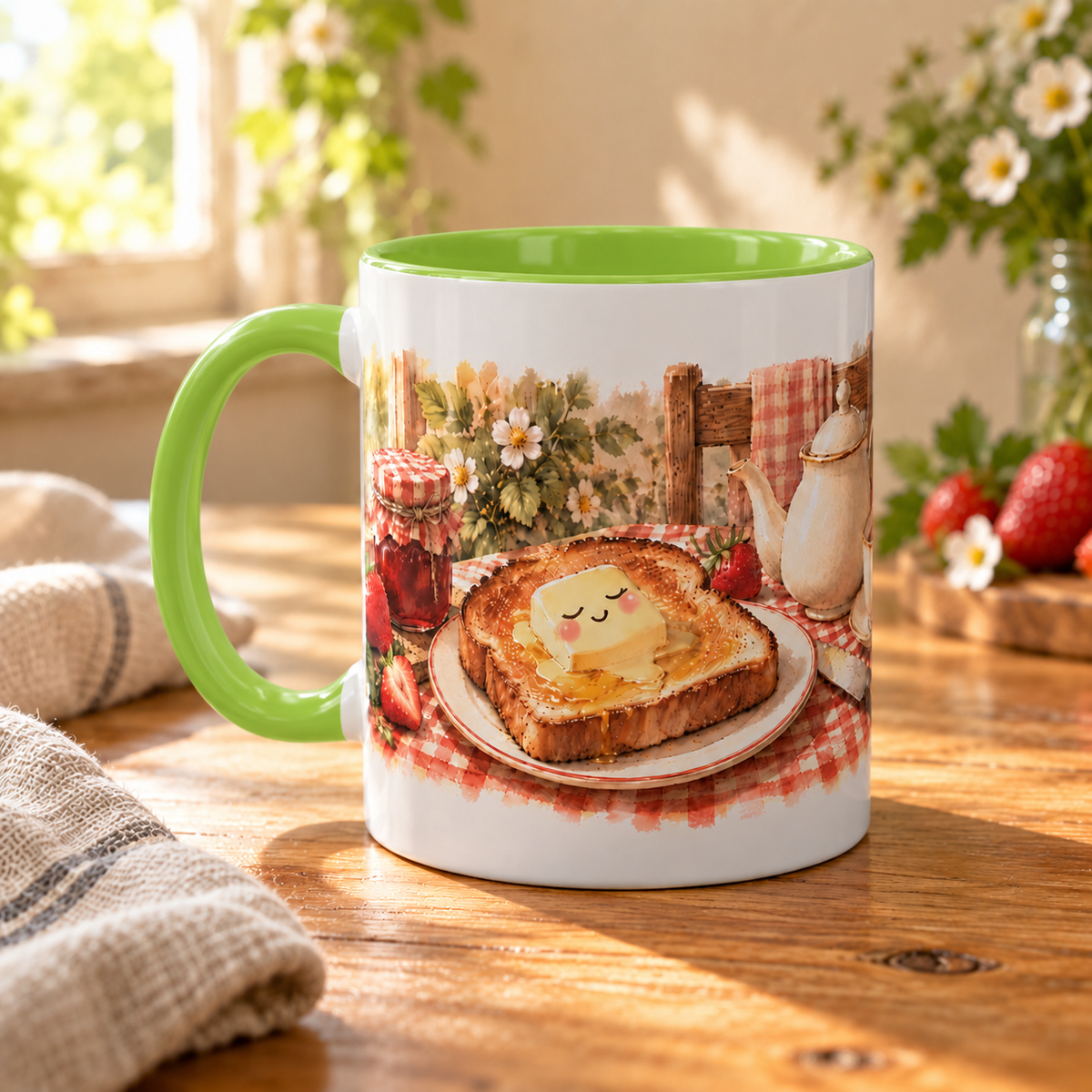Buttered Toast Breakfast Mug
