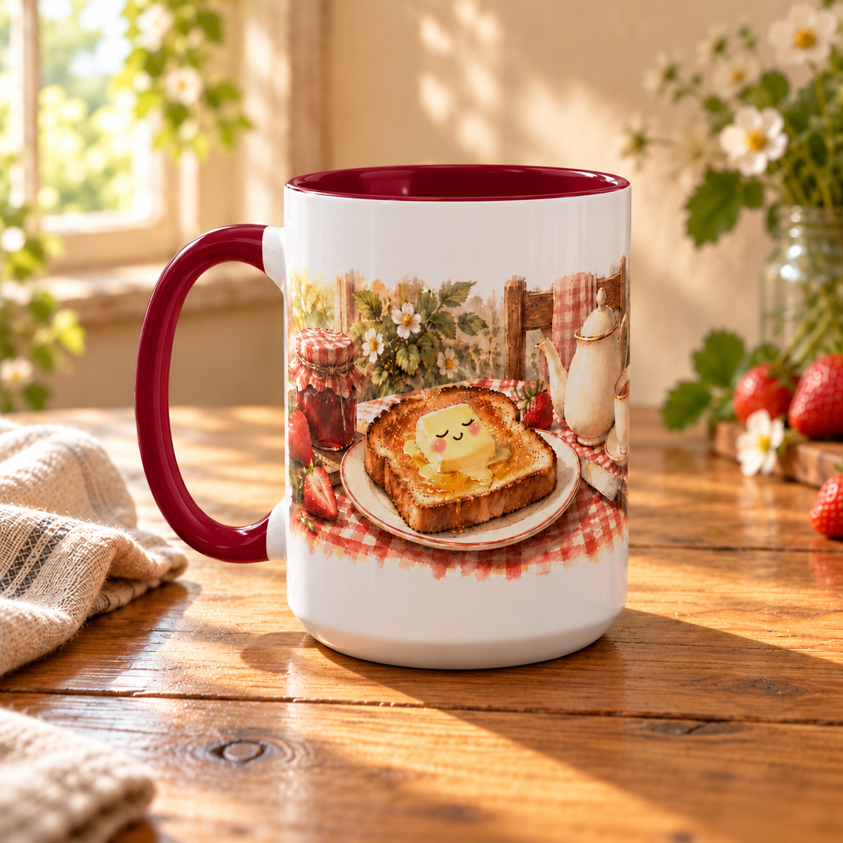 Buttered Toast Breakfast Mug