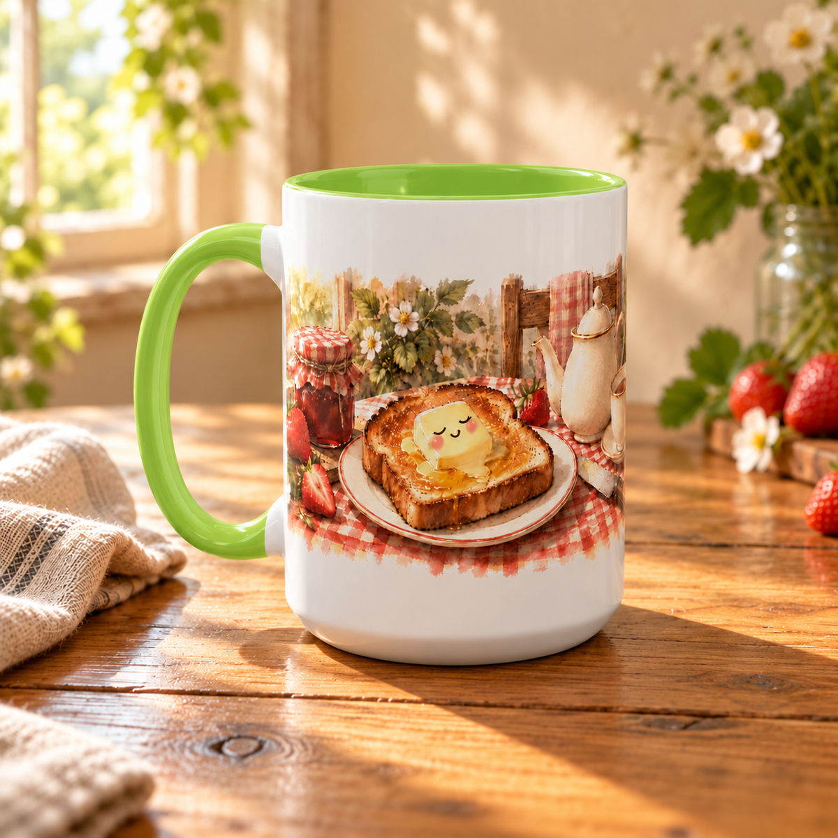 Buttered Toast Breakfast Mug