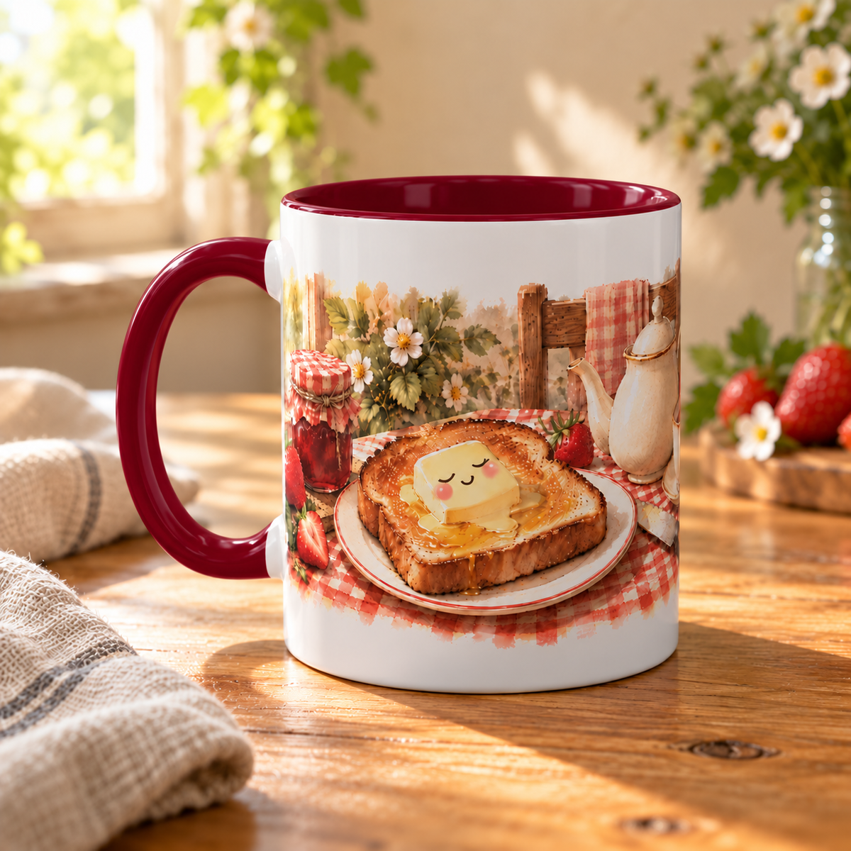 Buttered Toast Breakfast Mug