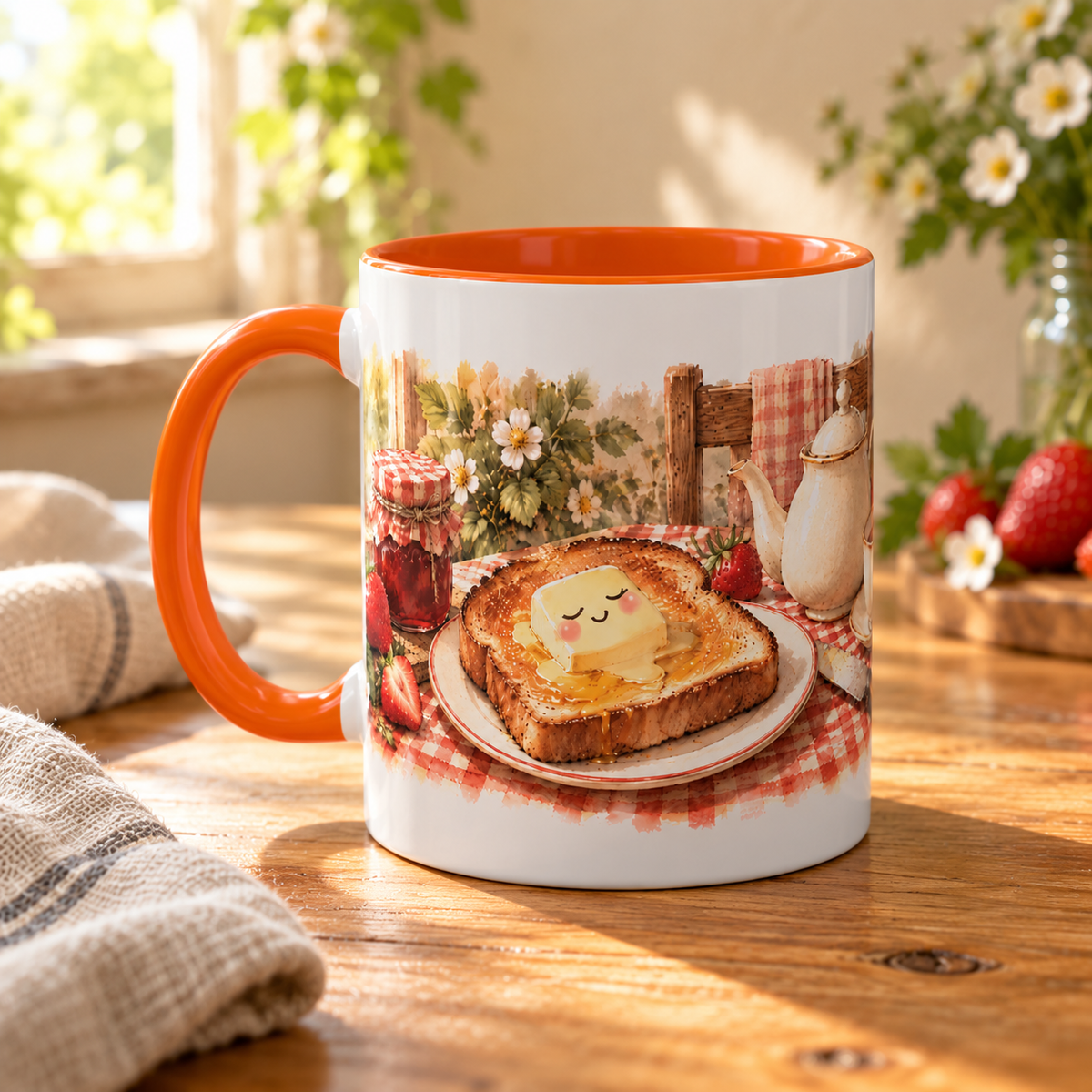 Buttered Toast Breakfast Mug