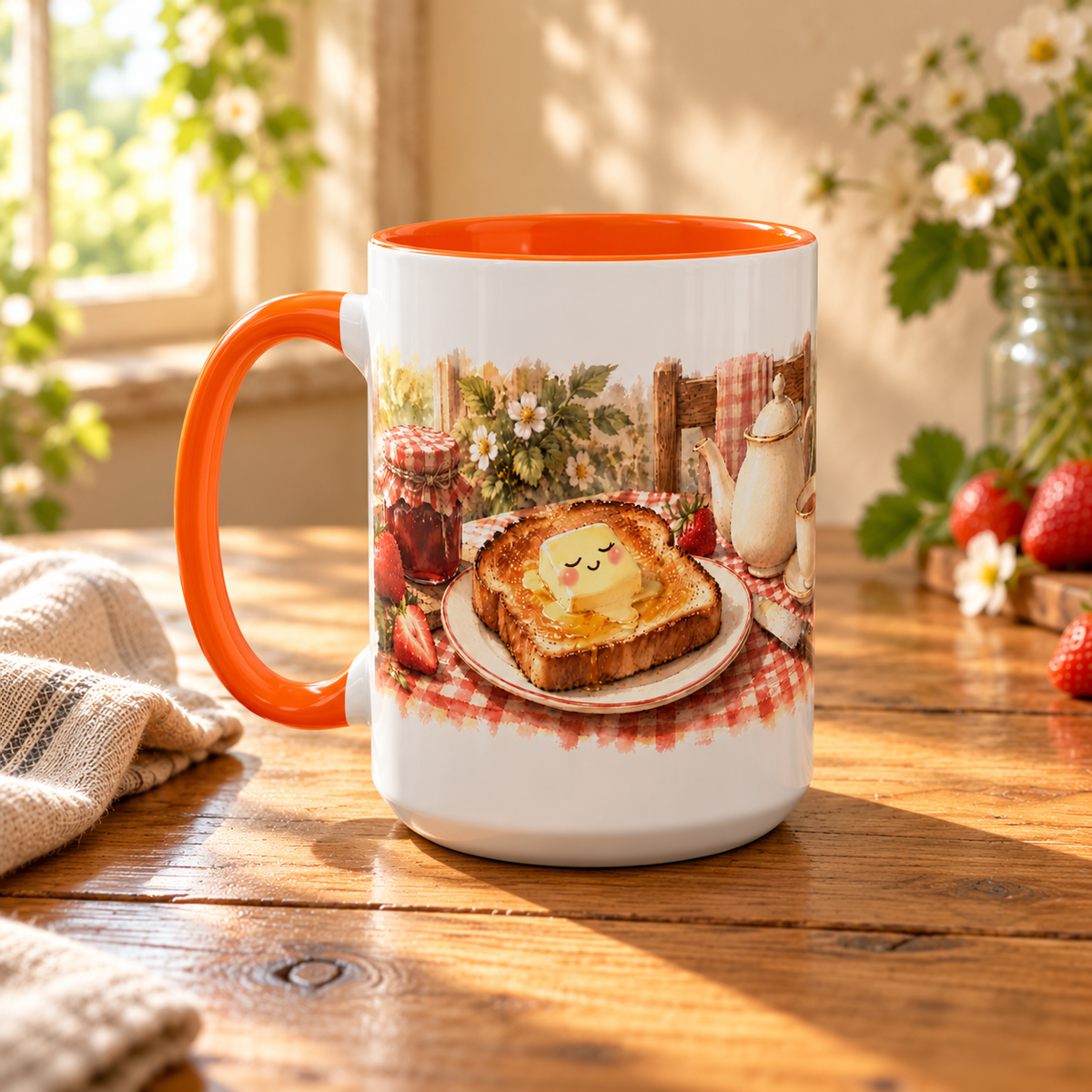 Buttered Toast Breakfast Mug