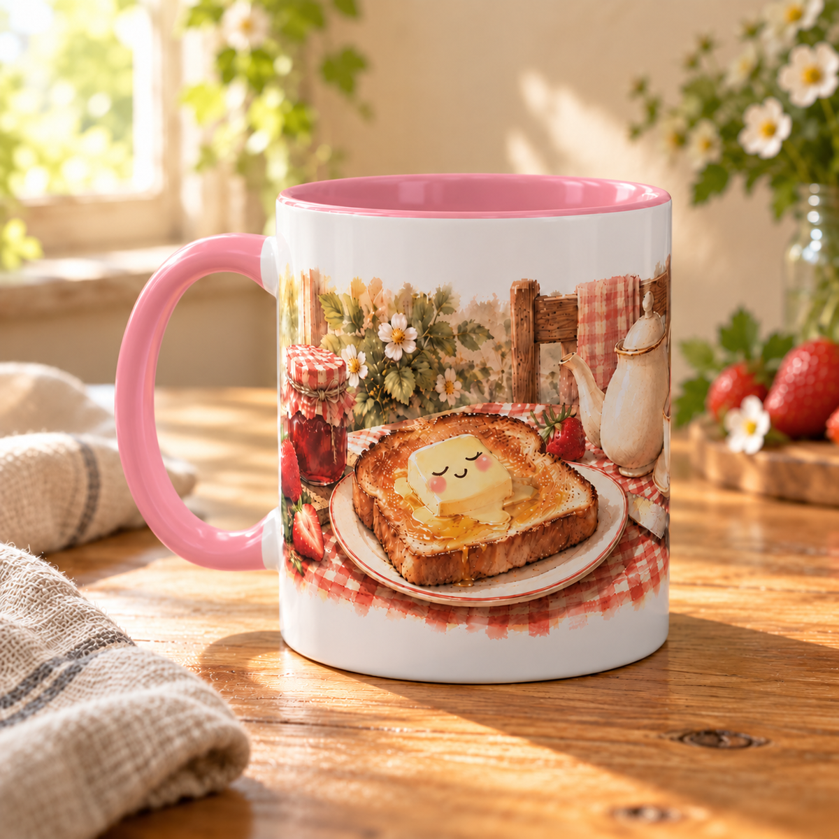 Buttered Toast Breakfast Mug