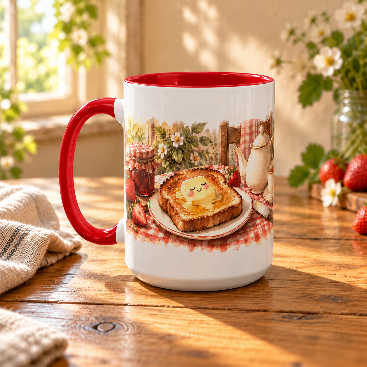 Buttered Toast Breakfast Mug