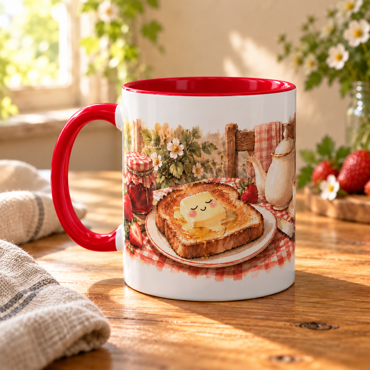 Buttered Toast Breakfast Mug