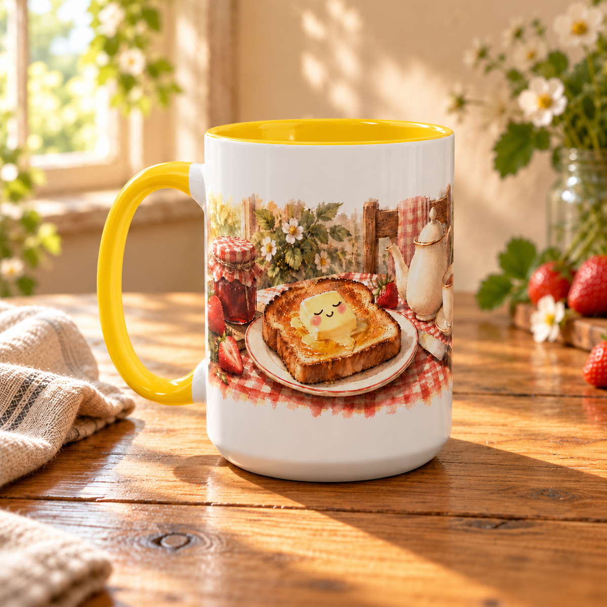Buttered Toast Breakfast Mug