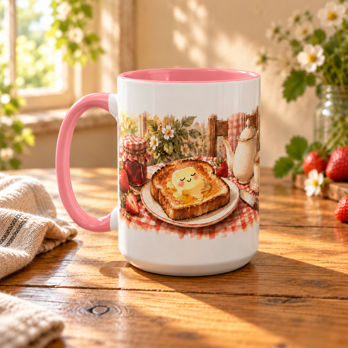 Buttered Toast Breakfast Mug