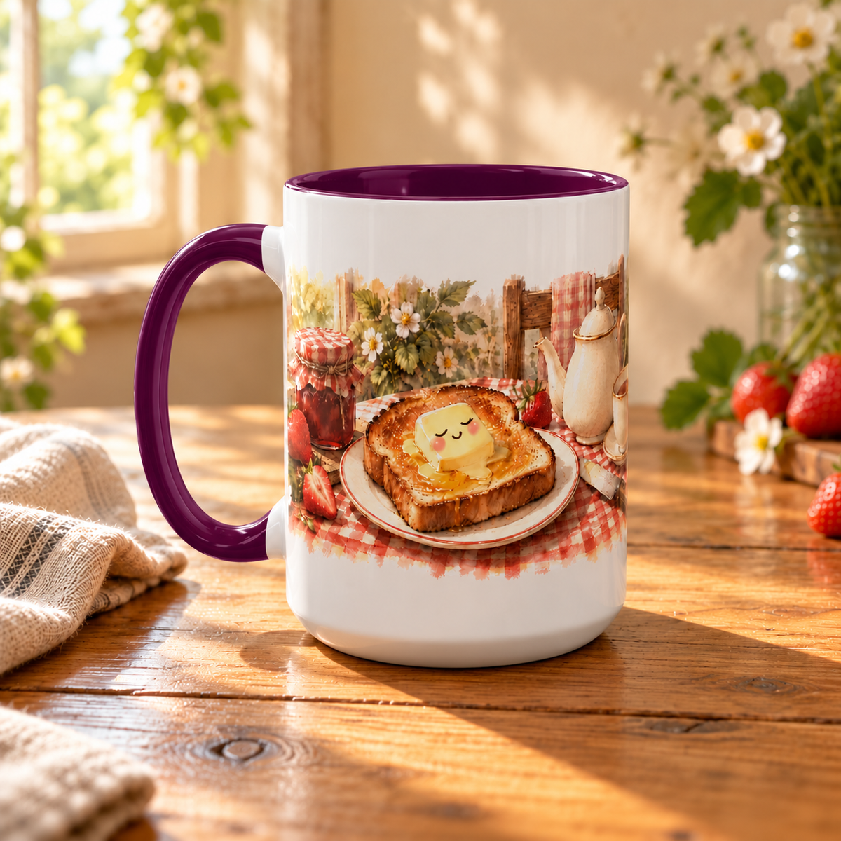 Buttered Toast Breakfast Mug