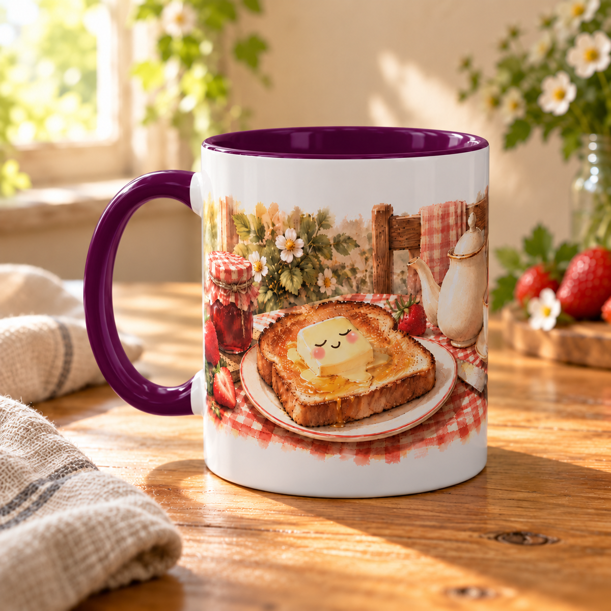 Buttered Toast Breakfast Mug