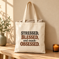 Blessed and Obsessed Tote Bag