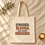 Blessed and Obsessed Tote Bag