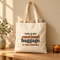 Emotional Bag of Snacks Tote