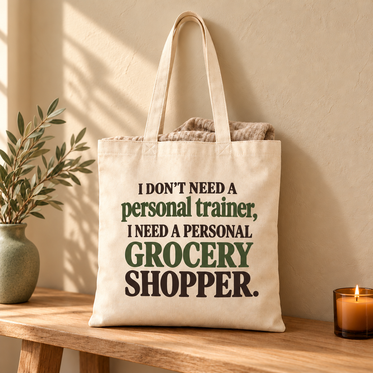 Need Grocery Shopper Tote Bag
