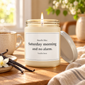 Saturday Morning Candle