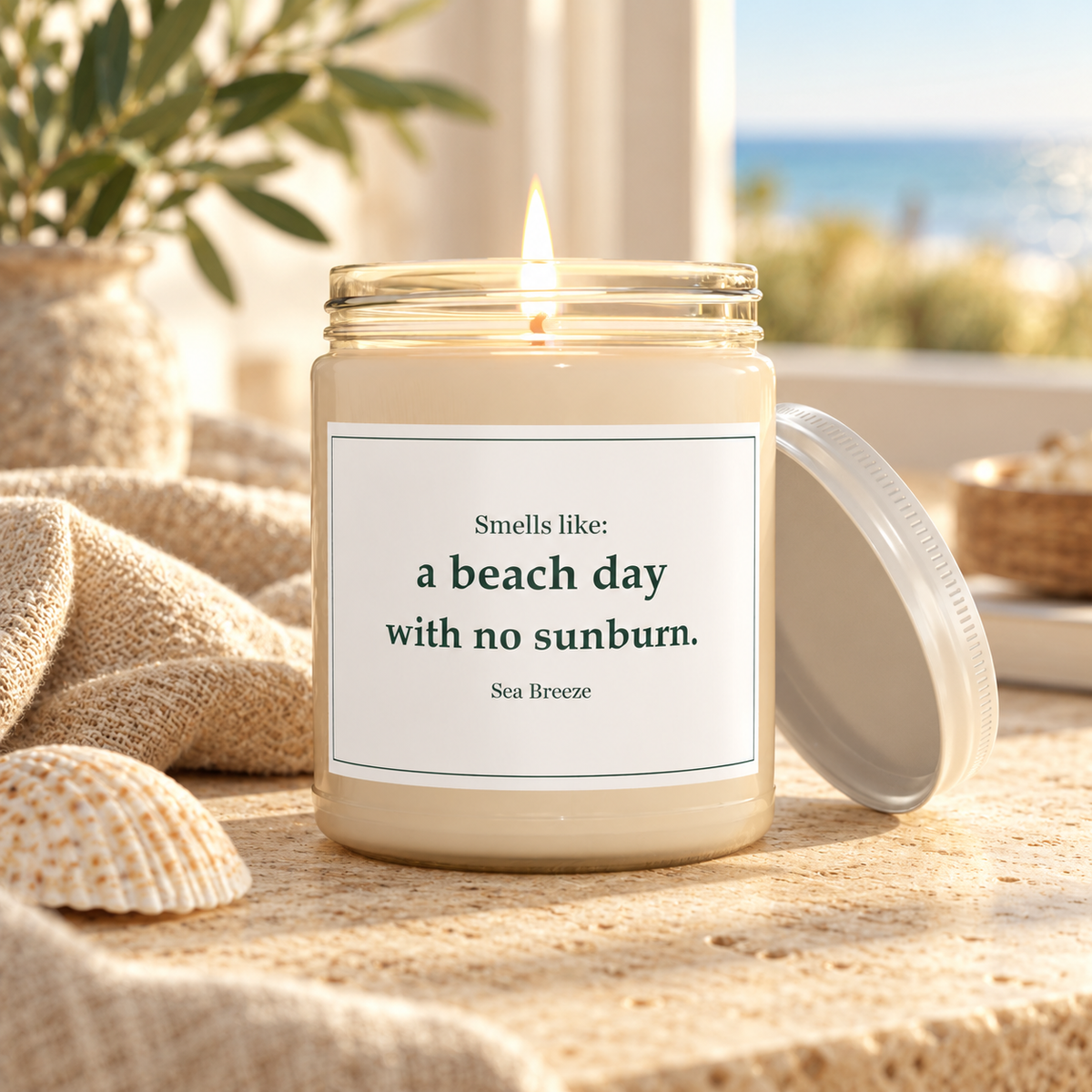 Day at the Beach Candle