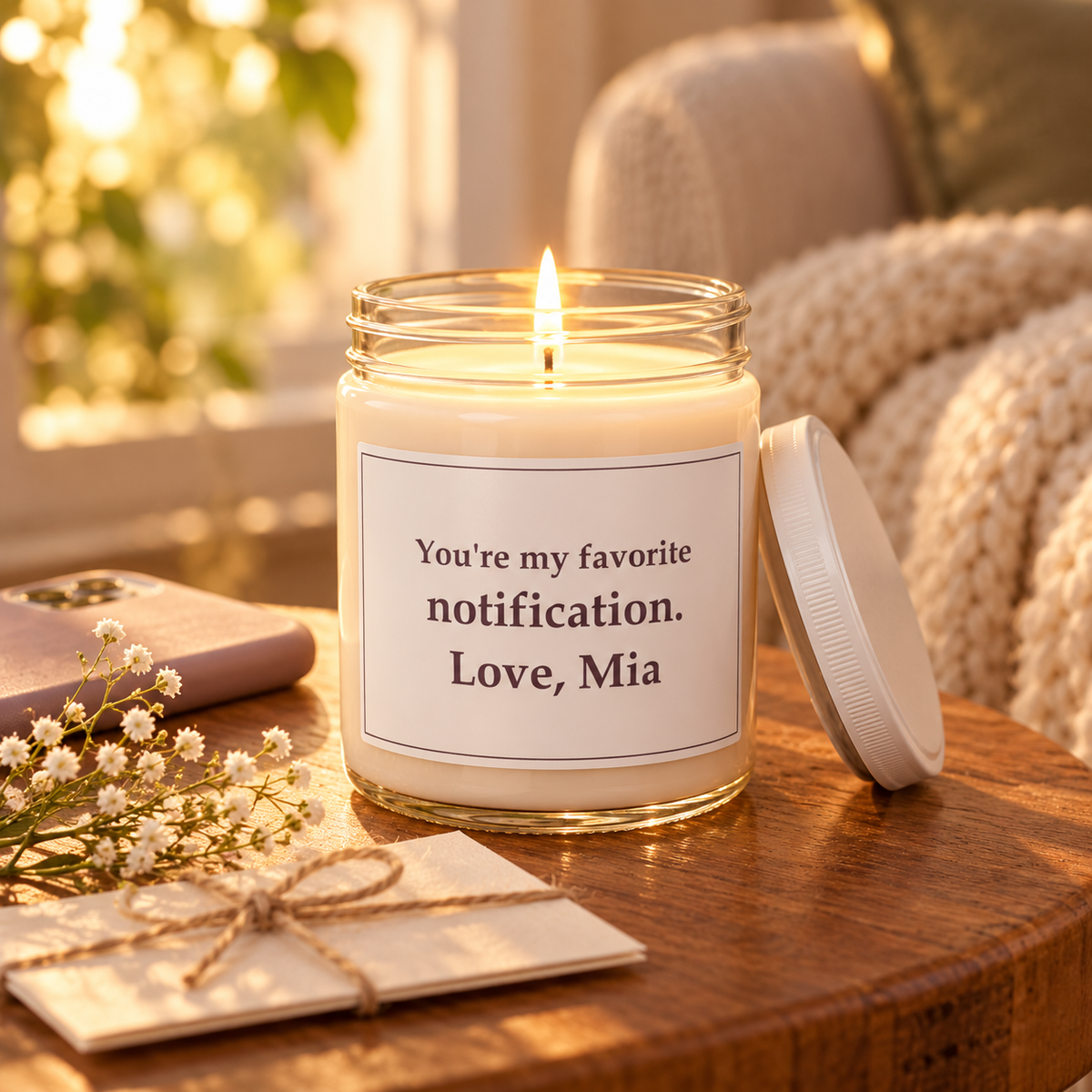 Favorite Notification Candle